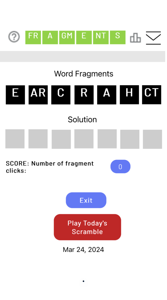 Fragments InnOHvations Fragments InnOHvations